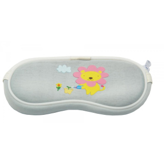 Custodia per occhiali per bambini grigia con leone SC-10B