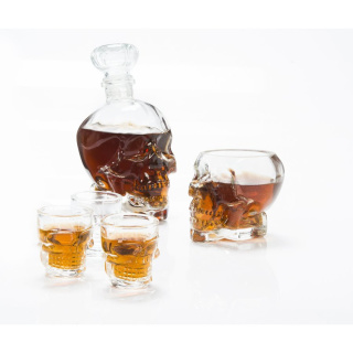 Set di 3 bicchieri Cranio 45 ml