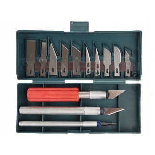 Set 13 lame per coltelli da modellismo