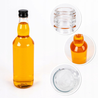 Bottiglia di vetro 500ml 24cm MONOPOL
