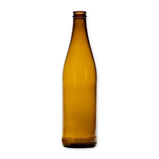 Bottiglia di vetro per birra 500ml 23cm marrone D2