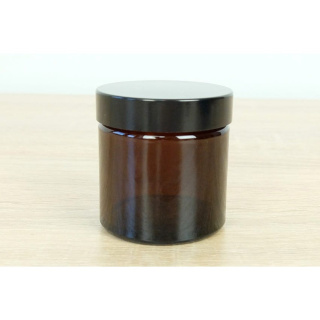 Contenitore di vetro marrone 60 ml 53x52mm