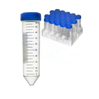 Falcon provette 50 ml, coniche, sterili, confezione da 25 pz