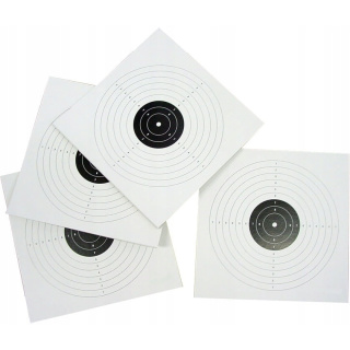 Obiettivi di tiro sportivi 50 pezzi bersagli di carta 14x14cm
