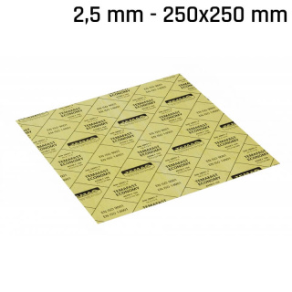 Piastra di tenuta TEMAC Temafast 250x250x2,5 mm