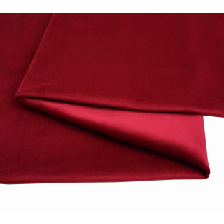 Tessuto velluto vellutato VELVET rivestimento bordeaux 50x145cm