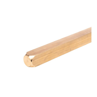 Barra quadrata ottone 1m 40x40mm asta metallica
