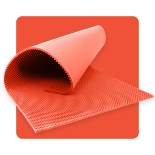 Pannello acustico in schiuma ONDE 200×100 cm 4 cm melone
