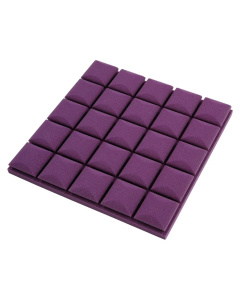 Pannello acustico viola CUBO 50x50 cm spessore 5 cm