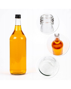 Bottiglia di vetro 1000ml 30cm MONOPOL