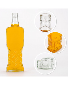 Bottiglia di vetro 500ml 25cm UKRAINKA
