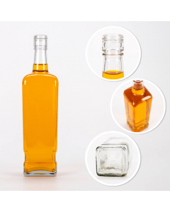 Bottiglia di vetro 500ml 26cm WALKER