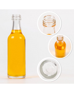 Bottiglia di vetro 10pz 50ml 12cm MONOPOL