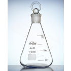Banco per la determinazione del numero iodico, 50 ml, tappo pesante, vetro borosilicato (BORO 3.3)