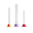 Cilindro graduato in PP con scala blu e base rimovibile – 25 ml