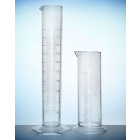 Cilindro graduato SAN, classe B, con scala incisa, alto – 50 ml