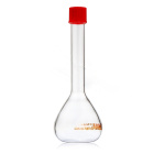 Becher graduato in vetro, 50 ml, classe A, scala marrone, filetto GL18, con certificato