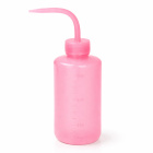Premývacia fľaša LDPE 250 ml so stupnicou, ružová – laboratórna striekačka