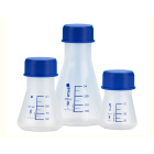 Beuta Erlenmeyer in PP con chiusura blu – 75 ml, GL 45