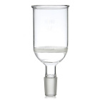 Imbuto filtrante cilindrico con disco sinterizzato G2, 80 ml, giunto smerigliato 19/26, senza beccuccio