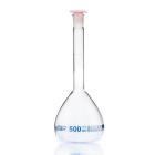 Banca dozatrice in vetro, 500 ml, classe B, scala blu, giunto smerigliato 19/26 – NewLine