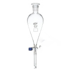 Imbuto di separazione conico Squibb, 2000 ml, raccordo 29/32, rubinetto in vetro, vetro borosilicato (BORO 3.3)