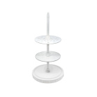 Supporto rotondo per pipette, piccolo, 28 posti – PP, autoclavabile, girevole