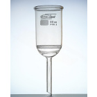 Imbuto filtrante cilindrico con disco sinterizzato G2, 35 ml, diametro 30 mm