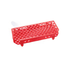 Porta provette Eppendorf in PP, 100 posti, 1,5 ml, rosso – autoclavabile