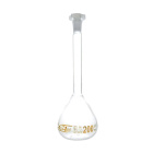 Becher graduato in vetro, 100 ml, classe B, scala marrone, giunzione smerigliata 14/23