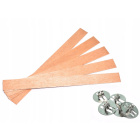 Stoppini in legno con supporti da 15 cm 50 pezzi