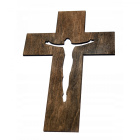 Croce in legno da parete 20x13x0,7cm