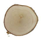 Piastra di legno di betulla levigata 10-12cm 1cm