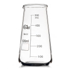 Becher basso tipo Philips con beccuccio, 125 ml, vetro borosilicato (BORO 3.3), ISO 3819, DIN 12331