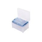 Supporto per punte per micropipette AB TIP BOX, 100–1000 µl, blu – 96 posti