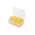 Supporto per punte per pipette AB TIP BOX, 2–200 µl, giallo – 96 posti