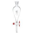 Imbuto separatore conico Squibb, 250 ml, smerigliato 29/32, rubinetto in PTFE, vetro borosilicato (BORO 3.3)