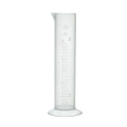 Cilindro di misura basso in PP con beccuccio e scala incisa – 100 ml