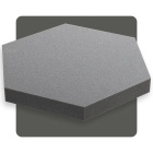 Pannello acustico esagonale grigio 50x50 cm spessore 5cm esagono