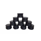 Tappo in alluminio a vite 28/18 mm 50 pezzi nero