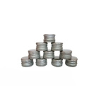 Tappo in alluminio a vite 28/18 mm 50 pezzi argento