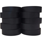 Nastro isolante 10m 10pz impermeabile PVC nero