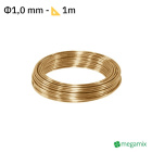 Filo di ottone Φ1,0 mm 1m