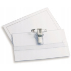 Carta d'identificazione con clip e spilla 57 × 90 mm – 10 pezzi