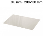 Lastra di alpacca (nuovo argento) 200x100x0,6mm