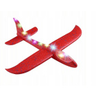 Aereo in polistirolo con luce LED 47 cm