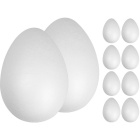 Uovo di polistirolo 1pz 10cm decorazioni Pasqua