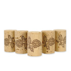 Sughero naturale agglomerato 24x38mm 10 pezzi