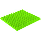 Pannello acustico verde chiaro PIRAMIDE 50x50 cm spessore 5cm