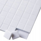 Schiuma autoadesiva bianca 3D 100pz 15x15mm cubo